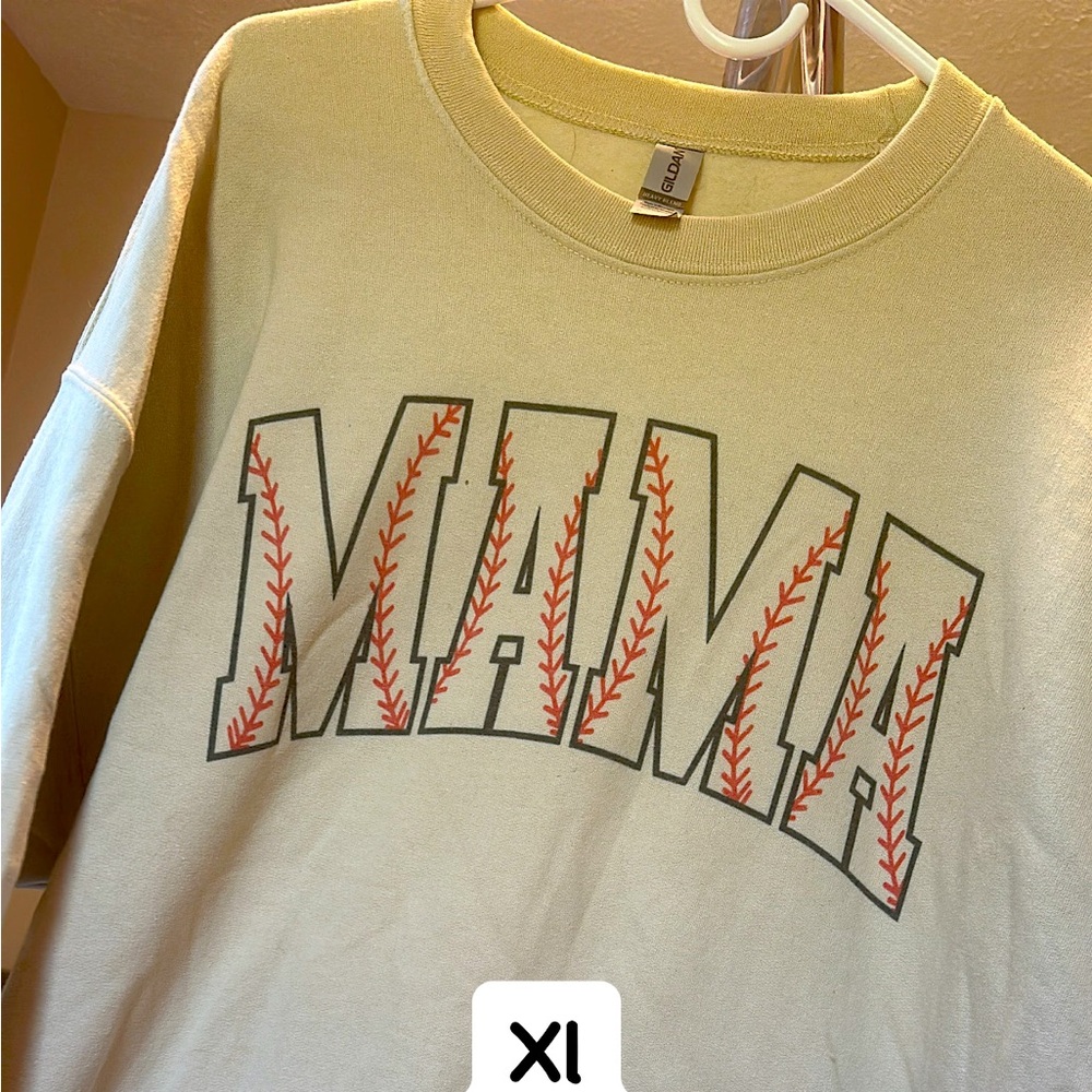 Baseball mama subimlation sweatshirt